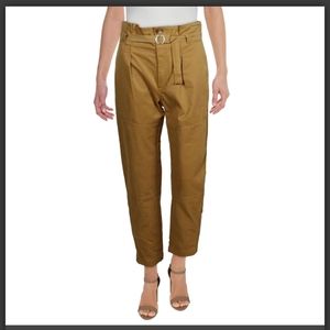 Rag & Bone Hunter Pant Belted Pant Belted High Rise Straight Leg Size 26 EUC